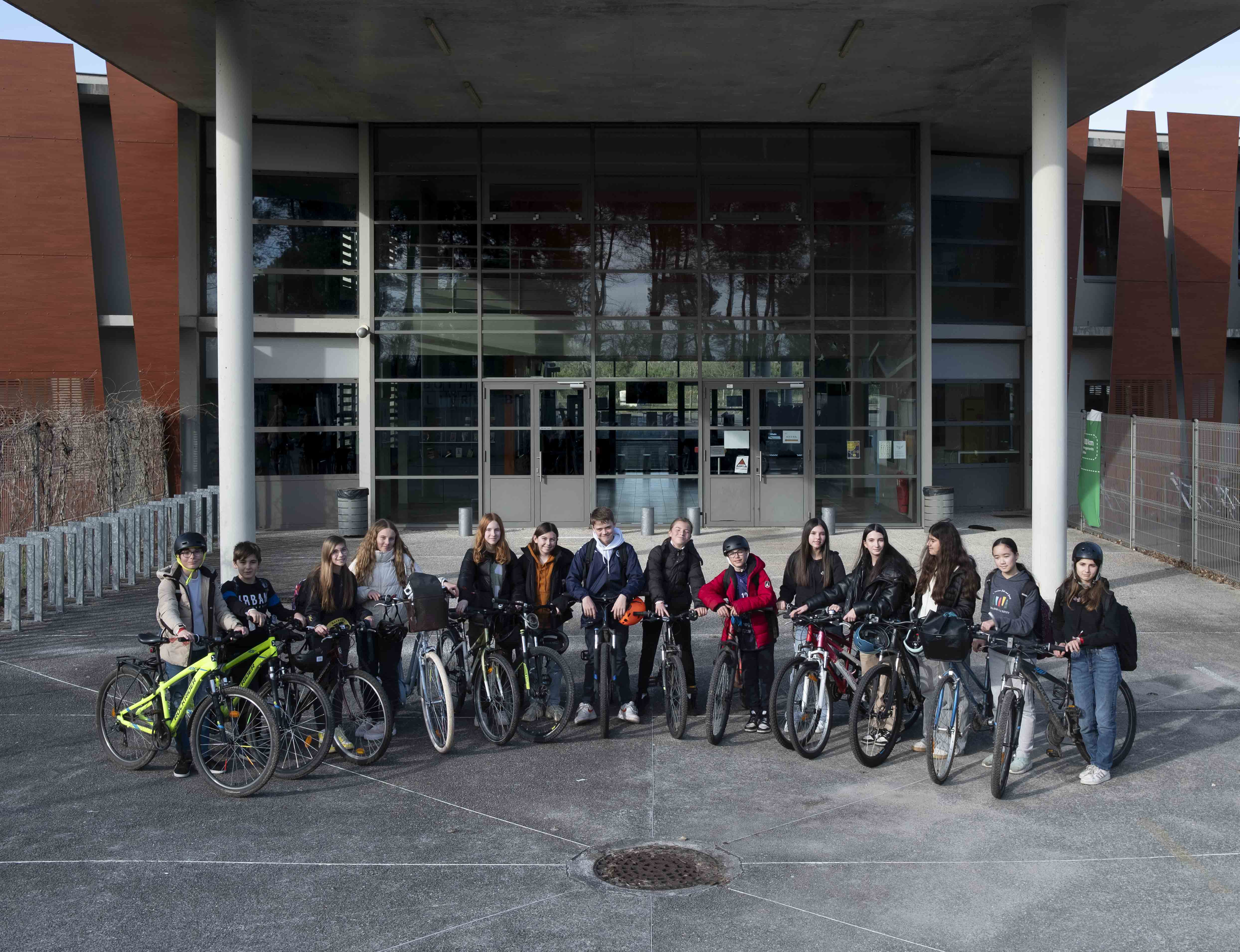 Au Collège de l’Estey, près de 9 collégiens sur 10 viennent à vélo